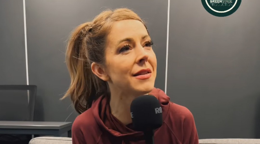 Lindsey Stirling answered a few of our questions after the concert