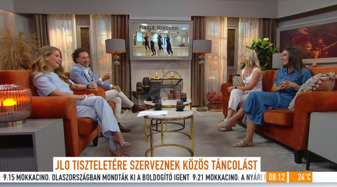TV2 Mokka's breakfast guests today were: Andrea Molnár and Emese Markovics